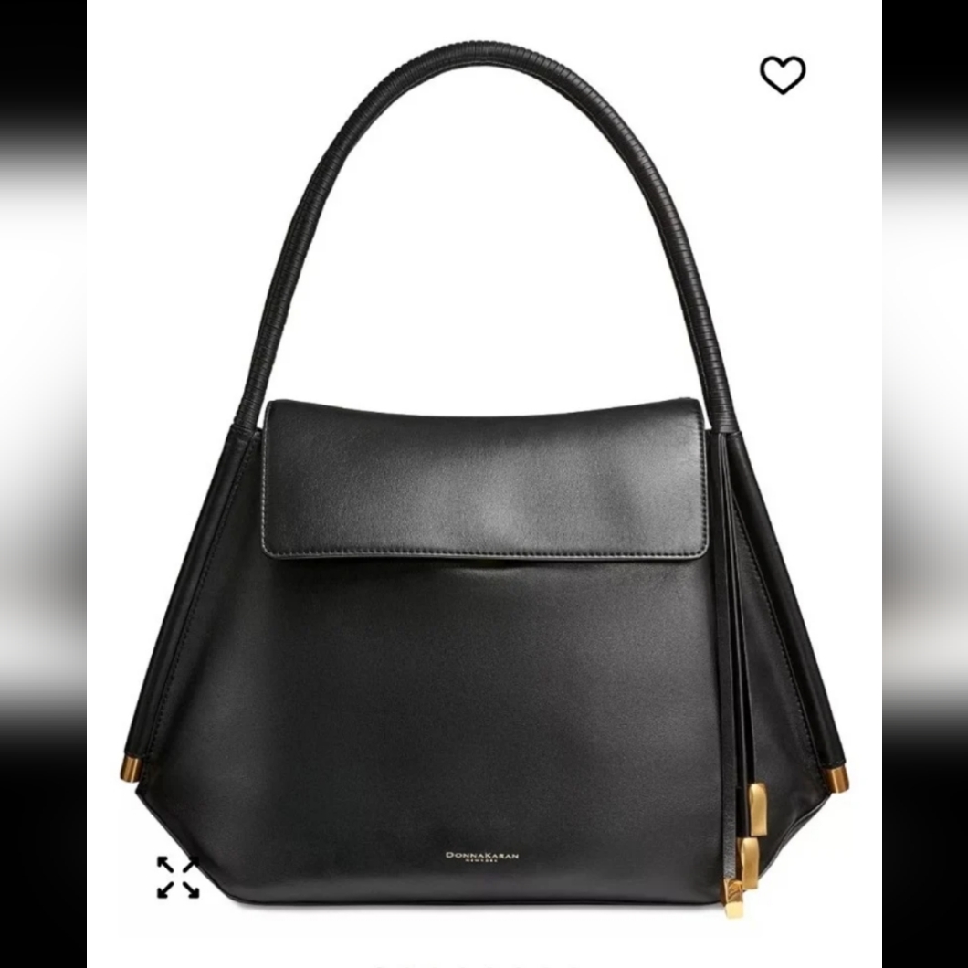 Baldwin From Donna Karan New York: Shoulder Bag, Finished With Gold Hardware.